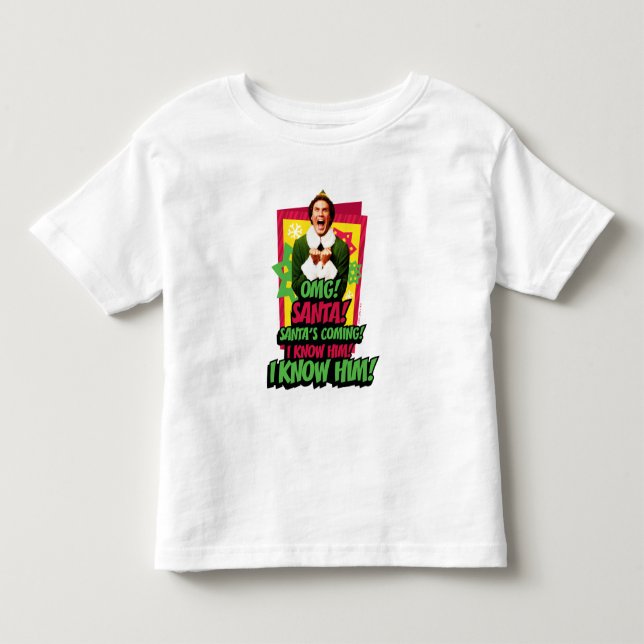 Camiseta Buddy, o Elf | OMG! Papais noeis! (Frente)