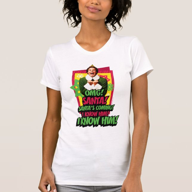 Camiseta Buddy, o Elf | OMG! Papais noeis! (Frente)