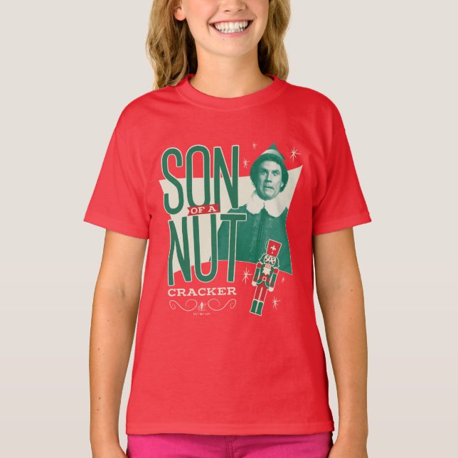 Camiseta Buddy, o Filho do Elf de um Noz-Cracker (Frente)