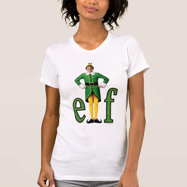 Camiseta Buddy, o logotipo do filme Elf (Frente)