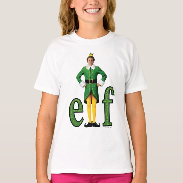Camiseta Buddy, o logotipo do filme Elf (Frente)