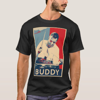 Camiseta Buddy Rich Hope Poster - Excelentes do Jazz Music