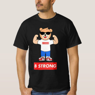 Camiseta Buddy Strong Marca Feliz Aniversário Amigo B Forte