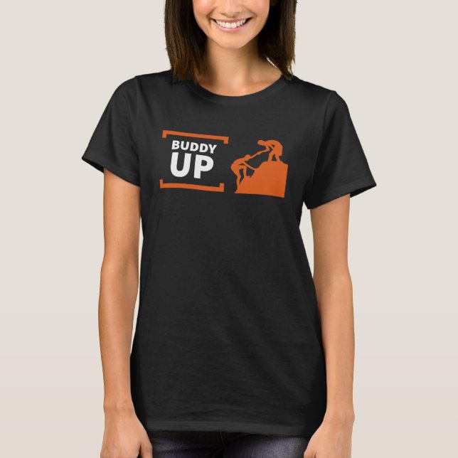 Camiseta Buddy Up Hiking Climbing (Frente)