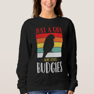 Camiseta Budgerigar Budget Só Uma Menina Que Adora Os Orçam