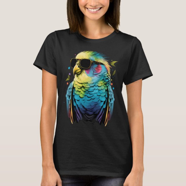 Camiseta Budgie Budgerigar Parakeet Bird  6 (Frente)