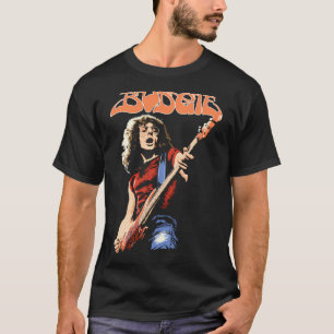 Camiseta BudgieBurke Shelley Guitar para fundo claro