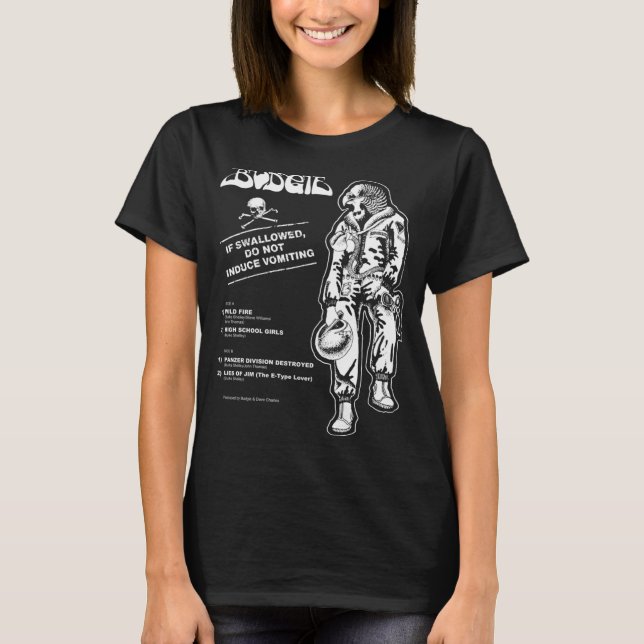 Camiseta BudgieBurke Shelley Guitarra Nova (Frente)