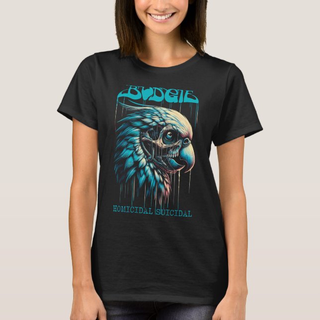 Camiseta BudgieHomicida Suicida (Frente)