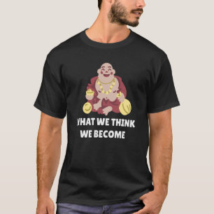 Camiseta Budismo de Monk Namastê Budismo Que Pensamos