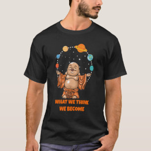 Camiseta Budismo de Monk Namastê Budismo Que Pensamos