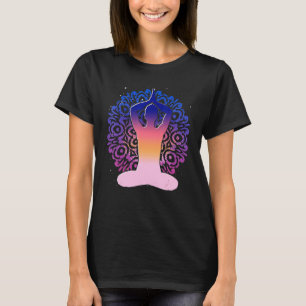 Camiseta Budismo Yogi Namaste Mandala Colorido Zen Budista