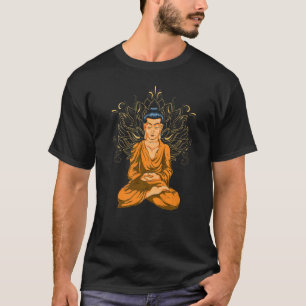 Camiseta Budismo Zen Lotus Flor Espiritual Budista