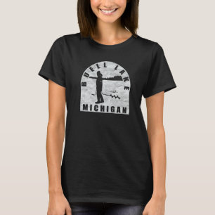 Camiseta Buell Lake Ice Fish Michigan