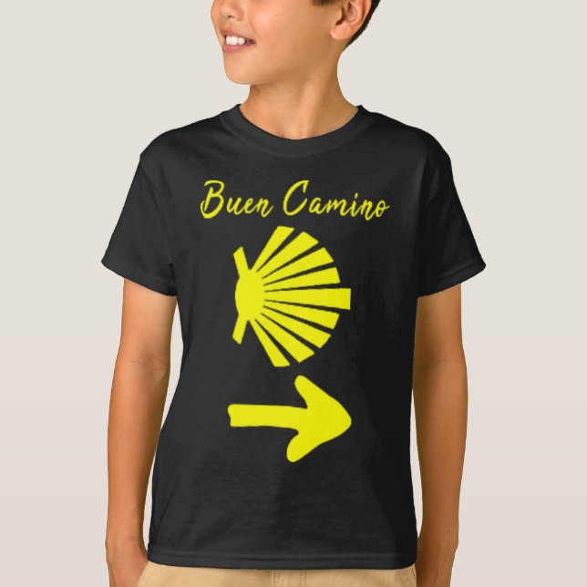 Camiseta Buen Camino De Santiago De Compostela St. James Wa (Frente)