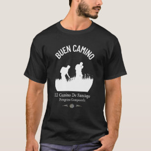Camiseta Buen Camino De Santiago Peregrino Compos