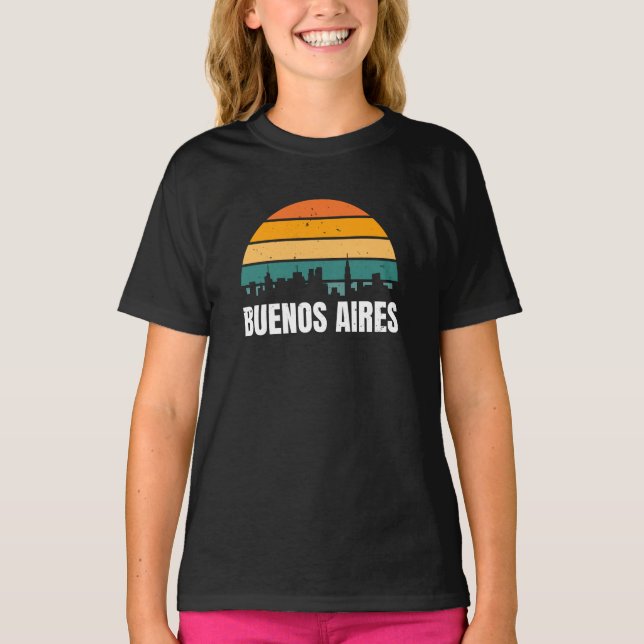 Camiseta Buenos Aires Retro  (Frente)