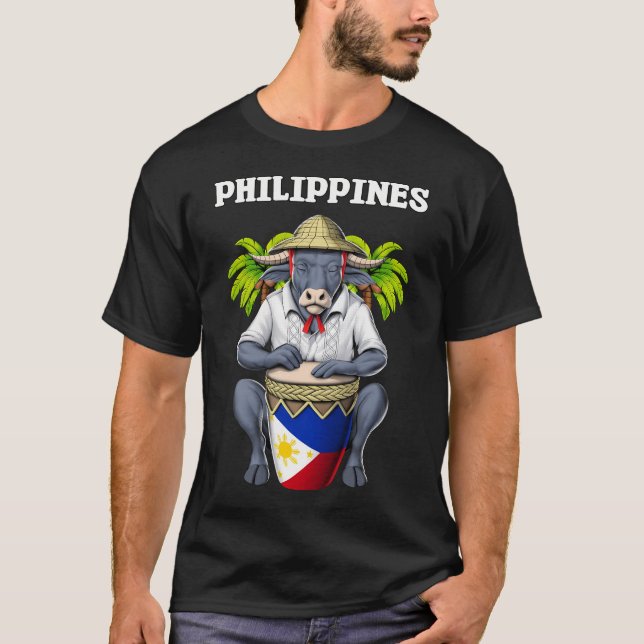 Camiseta Búfalo de água das Filipinas (Frente)