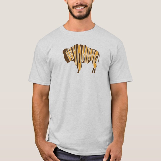 Camiseta Búfalo de Wyoming (Frente)
