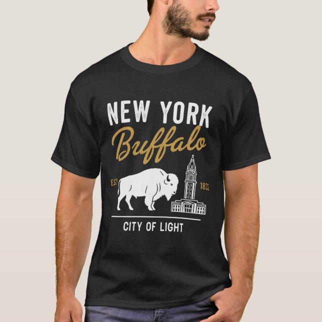 Camiseta Búfalo Nova York EUA  (Frente)