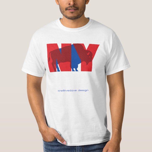 Camiseta BÚFALO NY (vermelho) (Frente)