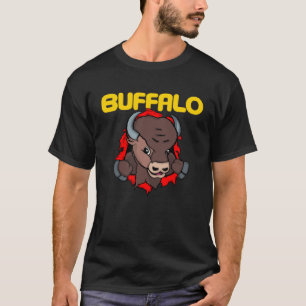 Camiseta Búfalo ripper cidade rasgando NY Oeste de NY WN