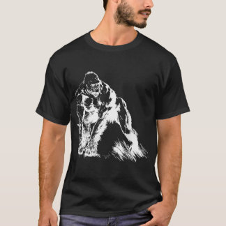 Camiseta Buff Alpha Silverback Gorilla Art Design