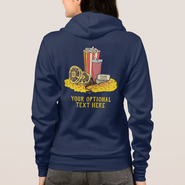 Camiseta Buff de Filme de Texto Personalizado (Verso)