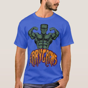 Camiseta Buff Frankenstein Scary ganha Halloween Gym Workou