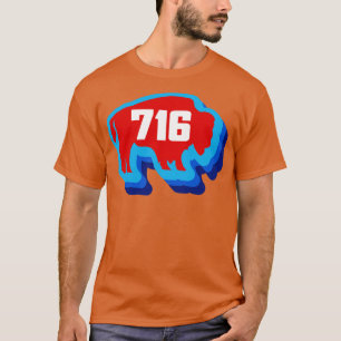 Camiseta Buffalo 716 Buffalo New York WNY Retro Vintage Buf