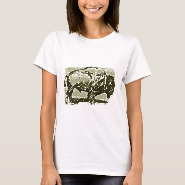 Camiseta Buffalo Art (Frente)