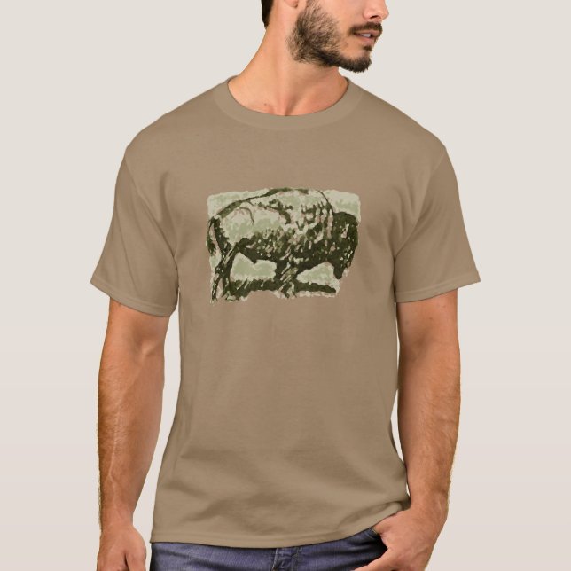 Camiseta Buffalo Art (Frente)