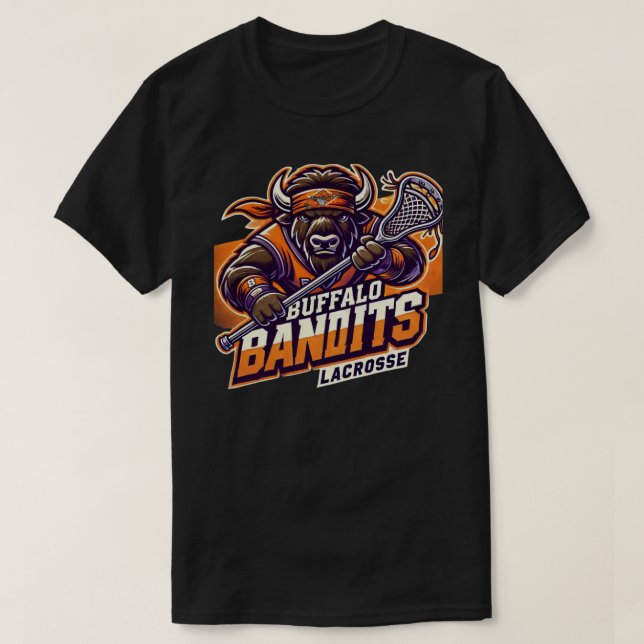 Camiseta Buffalo Bandits Lacrosse (Frente do Design)
