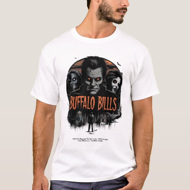 Camiseta buffalo bills halloween (Frente)