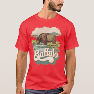 Camiseta Buffalo Brewing Co Beer Retro Defunct Breweriana