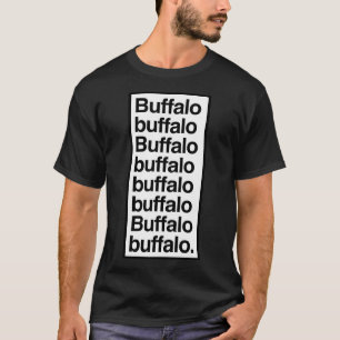 Camiseta Buffalo búfalo búfalo búfalo búfalo Bu Bu