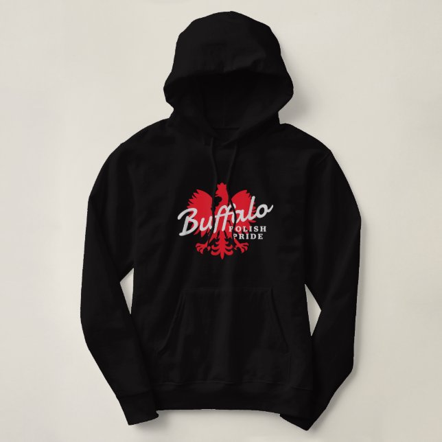 Camiseta Buffalo Dyngus Dia Orgulho Polonês Águia Polonesa (Frente do Design)
