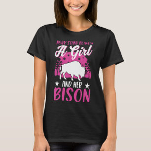 Camiseta Buffalo Girl Bison Water Buffalo
