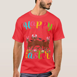 Camiseta Buffalo Lover Funny Easter Bunny Buffalo Feliz