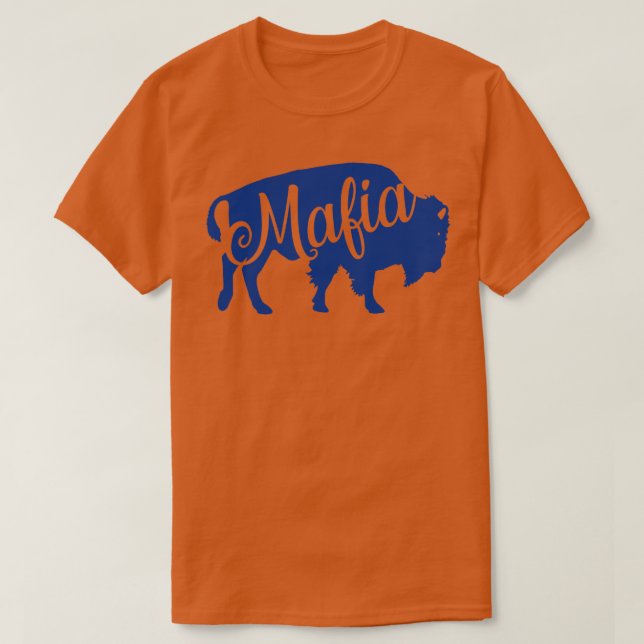 Camiseta Buffalo Mafia Azul (Frente do Design)