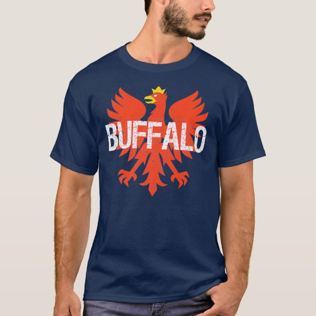 Camiseta Buffalo New York Dyngus Capital NY Polonês (Frente)