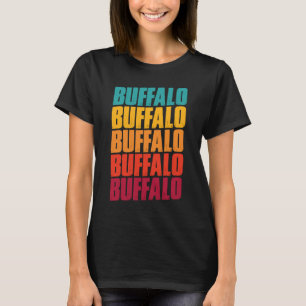 Camiseta Buffalo New York Souvenir Retro Vintage Buffalo