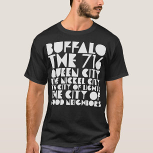 Camiseta Buffalo NY Cidade dos Bons Vizinhos de Nickel
