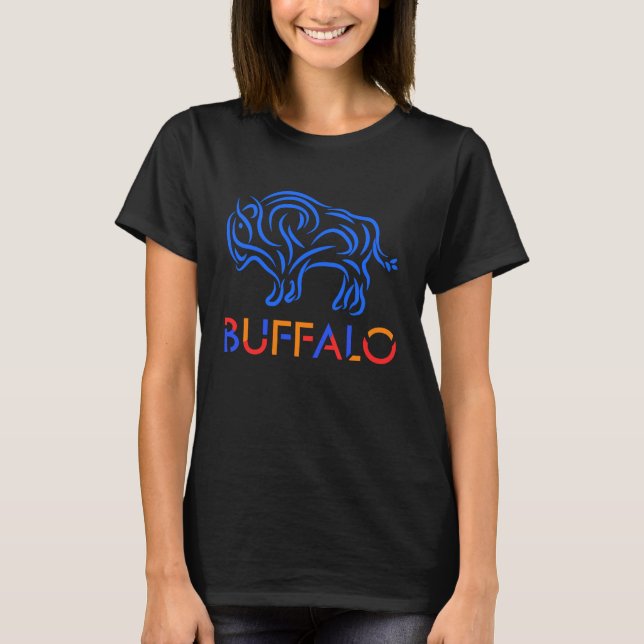Camiseta Buffalo Ny New York Queen City 716 para Homens e M (Frente)