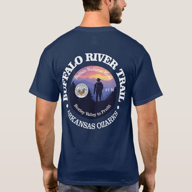 Camiseta Buffalo River Trail (rd2) (Verso)