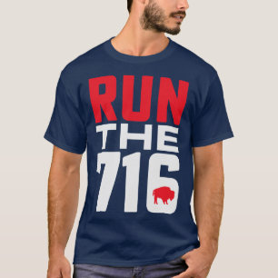 Camiseta Buffalo Runner Run the 716 Buffalo NY