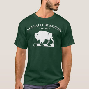 Camiseta Buffalo Soldados da Guerra Civil Prêmio da Históri