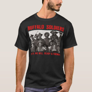Camiseta Buffalo Soldiers 9º e 10º Amer Africano de Cavalar