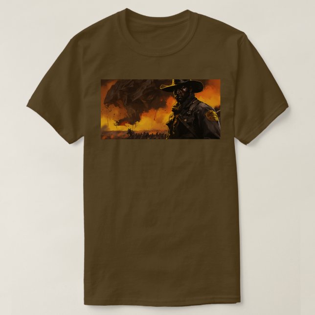 Camiseta BUFFALO SOLDIERS Solider (Frente do Design)