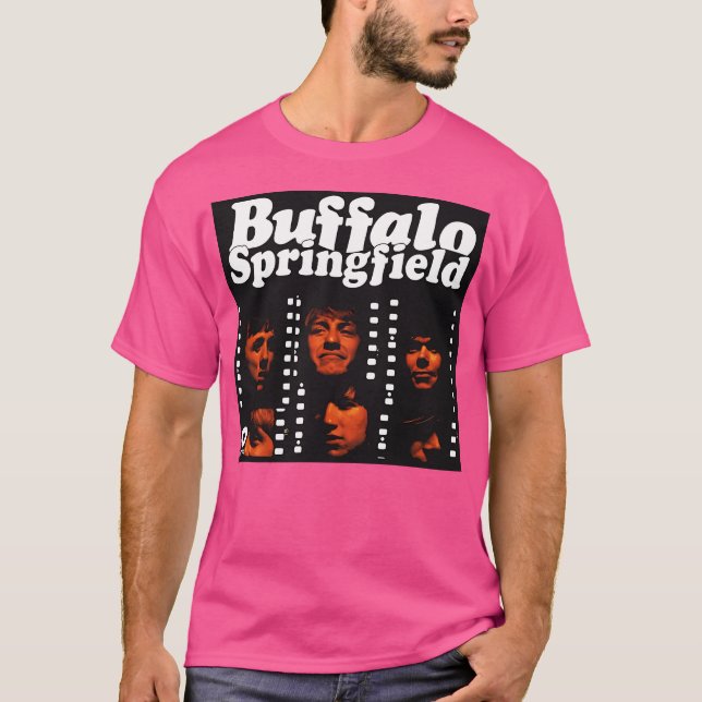 Camiseta Buffalo Springfield Novo - Logotipo (Frente)
